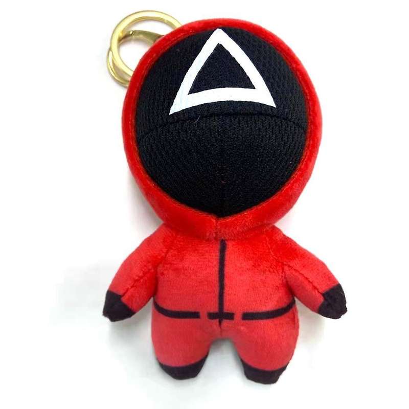 Squid Game Keychain Pendant for Home for Halloween Triangle-cornered