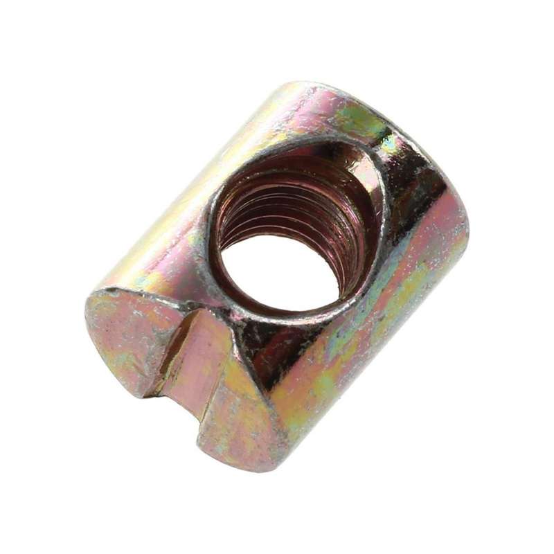 30pcs M6 Barrel Bolts Cross Dowel Slotted Nut for Beds Crib Chairs