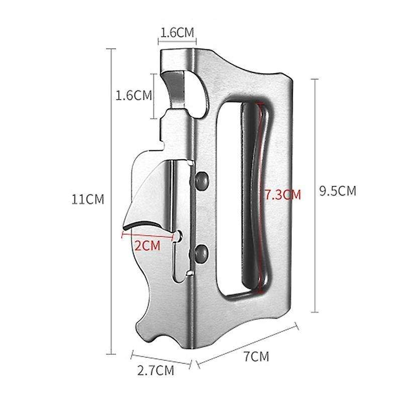 Manual Can Opener Beer Bottle Opener Cut Stainless Steel Canned Knife