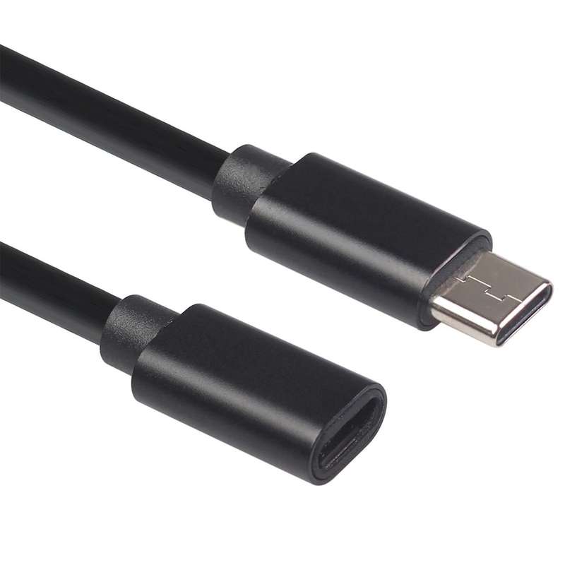 1.5m Type-c Male to Female Extension Cable Charging Extensor Wire