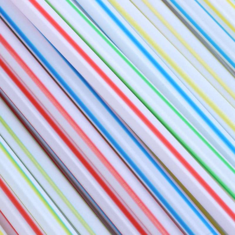 100pcs Disposable Flexible Straws Plastic Drinking Supplies