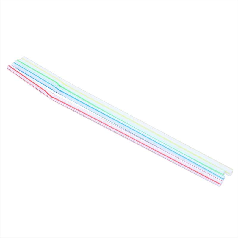 100pcs Disposable Flexible Straws Plastic Drinking Supplies