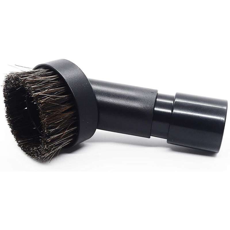 25mm Horse Hair Dust Brush with 1-1/4inch to 1-3/8inch Hose Adapter
