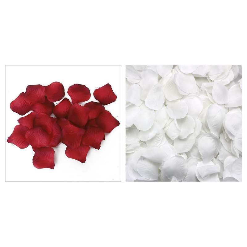 500 Rose Petals Scattered White Decoration Wedding Party