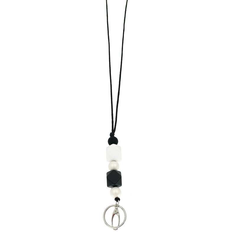 Badge Lanyard Separated Id Key Lanyard for Teachers Nurses Staff-b