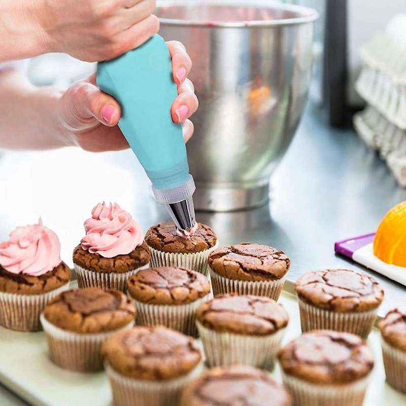 12pc Cake Decorating Supplies Piping Bag and Tips Diy Decorating