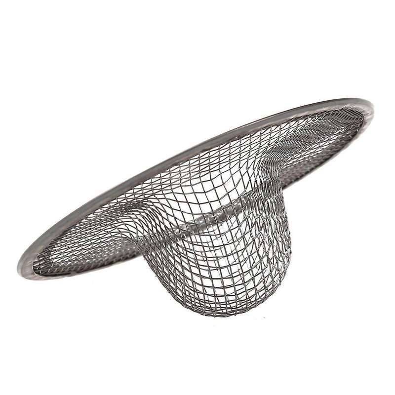 Stainless Steel Drainer Basin Filter Mesh Sink Strainer 7cm Dia 2pcs