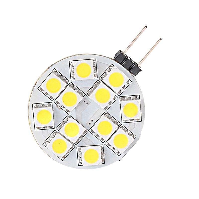 3x G4 12 Smd 5050 Led Warm White Rc Marine Light Camper Spotlight Bulbs Lamp 2w