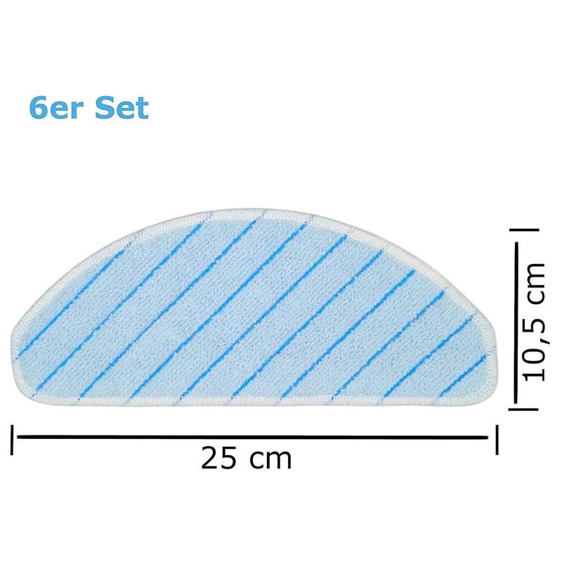 For Ecovacs Deebot T9,t9+ T9 Aivi 7 Pieces Microfibre Cleaning Cloths