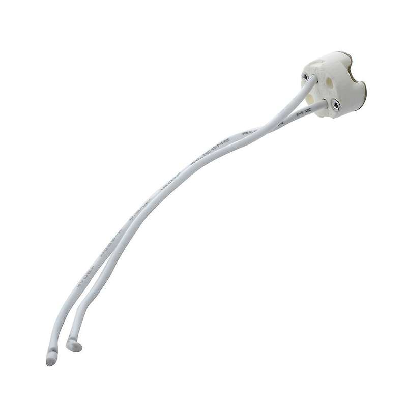 15 Pcs White Mr16 Gu5.3 Ceramic Base Socket Led Light Lamp Holder