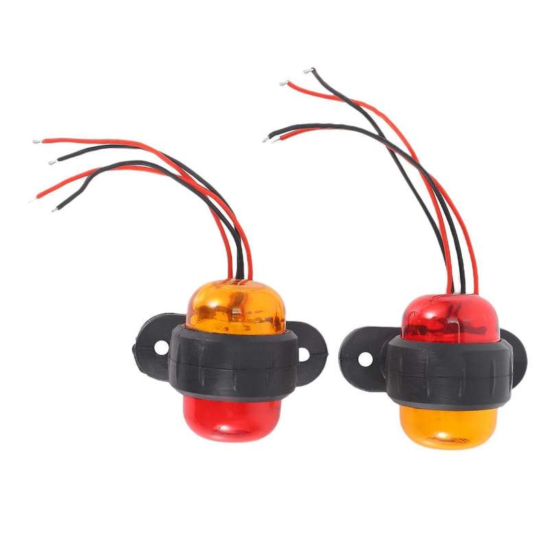2pcs Truck Trailer Led Lamps 24v Car Side Marker Lights
