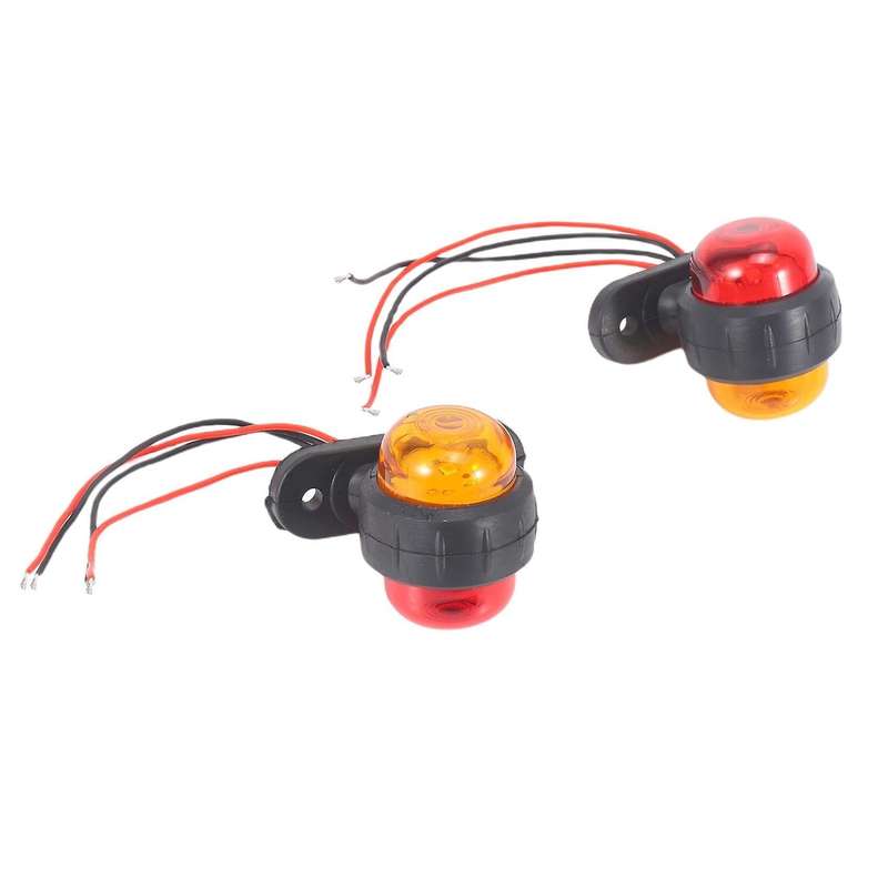2pcs Truck Trailer Led Lamps 24v Car Side Marker Lights