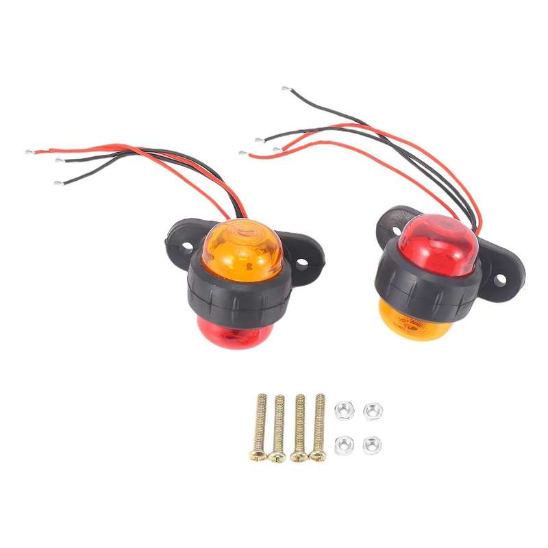2pcs Truck Trailer Led Lamps 24v Car Side Marker Lights