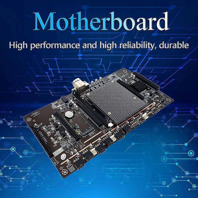 X79 H61 Btc Miner Motherboard Lga 2011 5xpci-e 60mm+8g Ddr3 Ram+fan