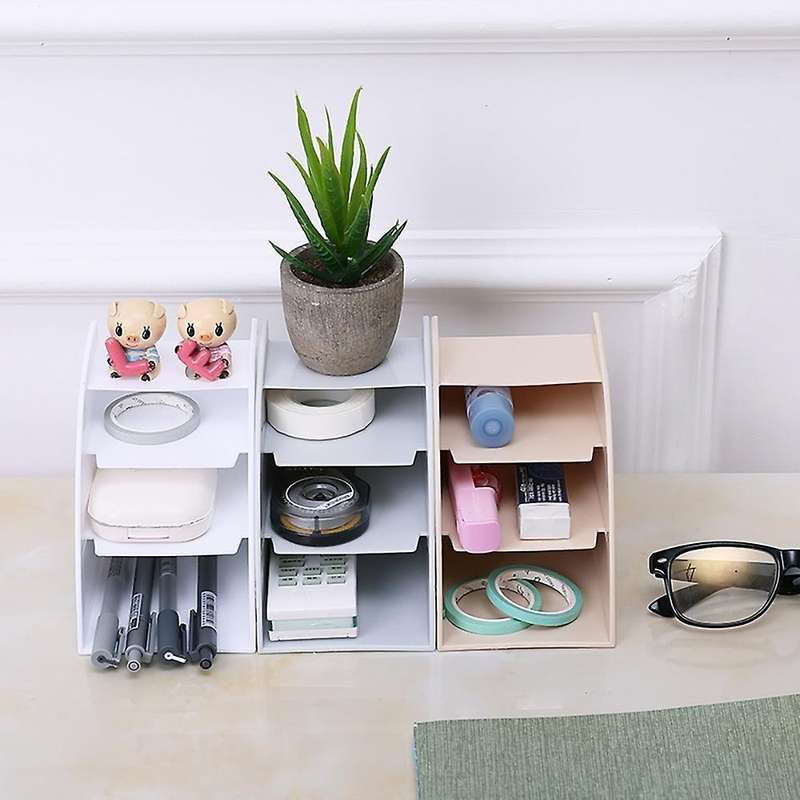 Home Remote Control Holder Storage Box Stationery Storage Rack C