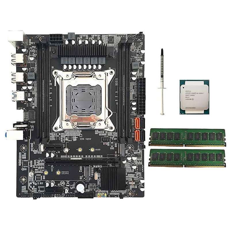 X99 Motherboard Set with E5 2620 Cpu+2x8g Ddr4 Ram+thermal Grease