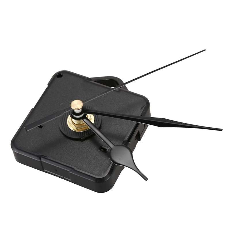 Black Quartz Clock Spindle Silent Movement Mechanism Repair Tool Kit