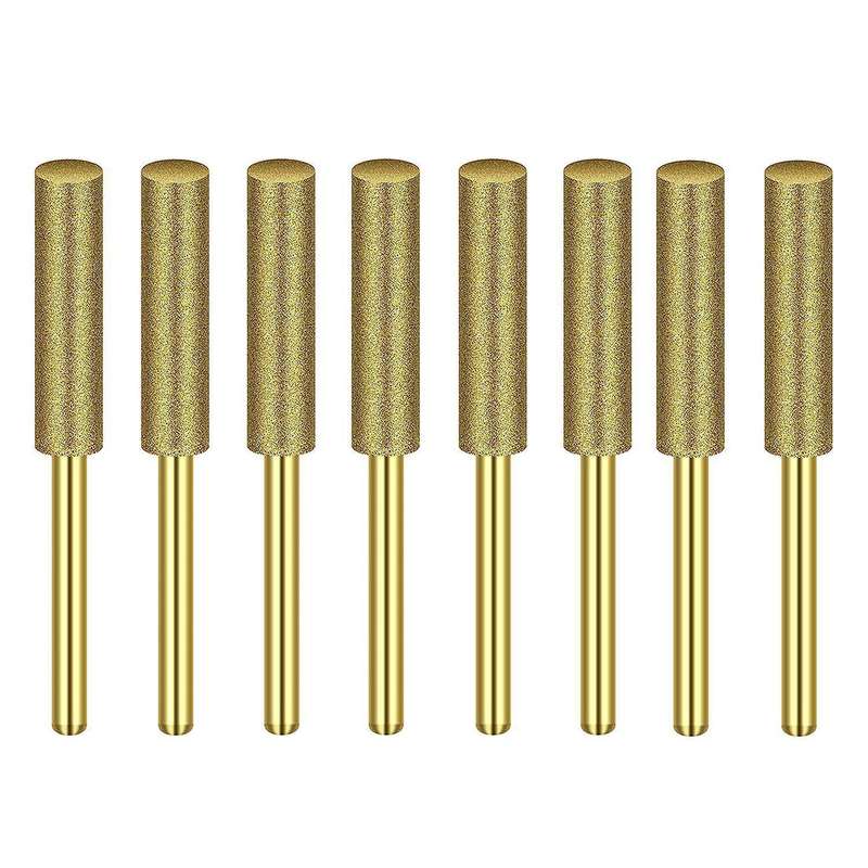 8pcs High Hardness Diamond Chainsaw Sharpener-(7/32 Inch, 5.5mm)