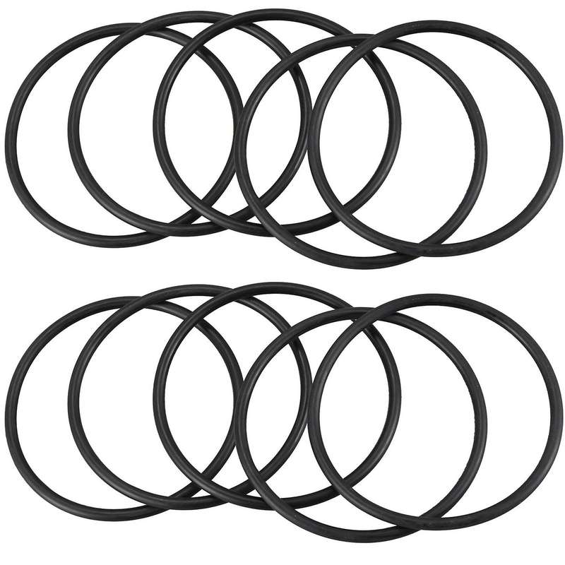 5pcs 80 Mm Aussen Dia 4mm Dick Gummi-o-ring-dichtung Schwarz
