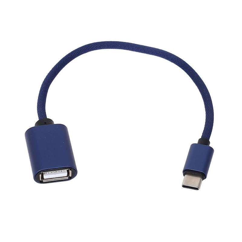 Usb Otg Type C to Usb Adapter Otg Fast Charging Type-c Charger -blue
