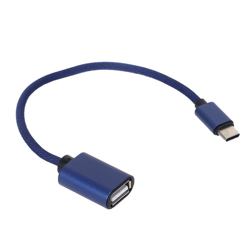 Usb Otg Type C to Usb Adapter Otg Fast Charging Type-c Charger -blue