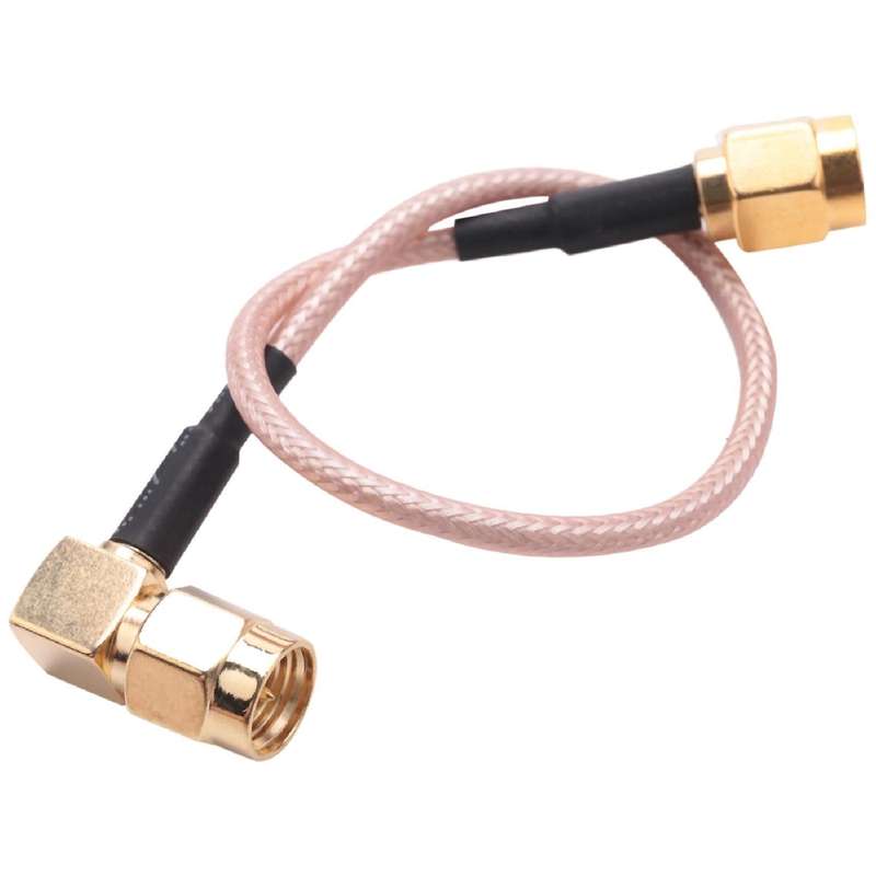 6" Sma Male to Sma Right Angle Male Plug Jumper Pigtail Cable Rg316