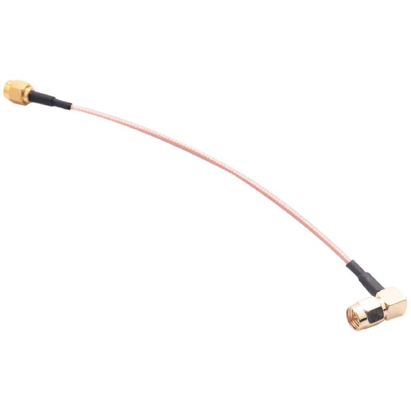 6" Sma Male to Sma Right Angle Male Plug Jumper Pigtail Cable Rg316