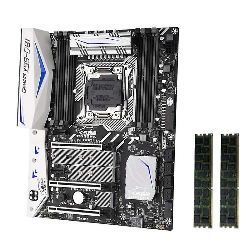 Jingsha X99-d8i Motherboard with 2xddr4 Ecc 4g 2133mhz Ram Lga2011-3