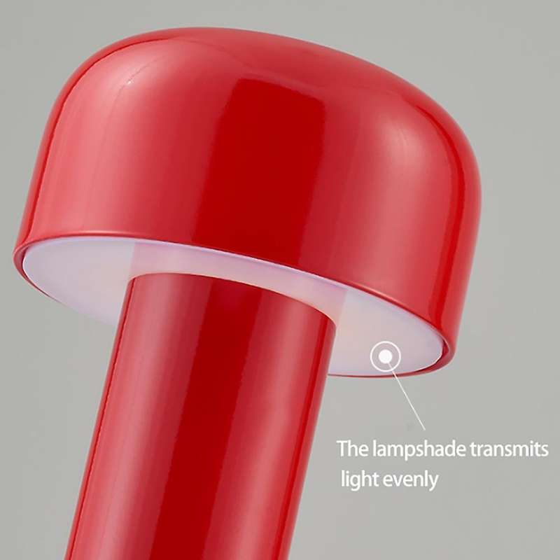 Portable Led Table Lamp Mushroom Lamp Wireless Touch Night Light D