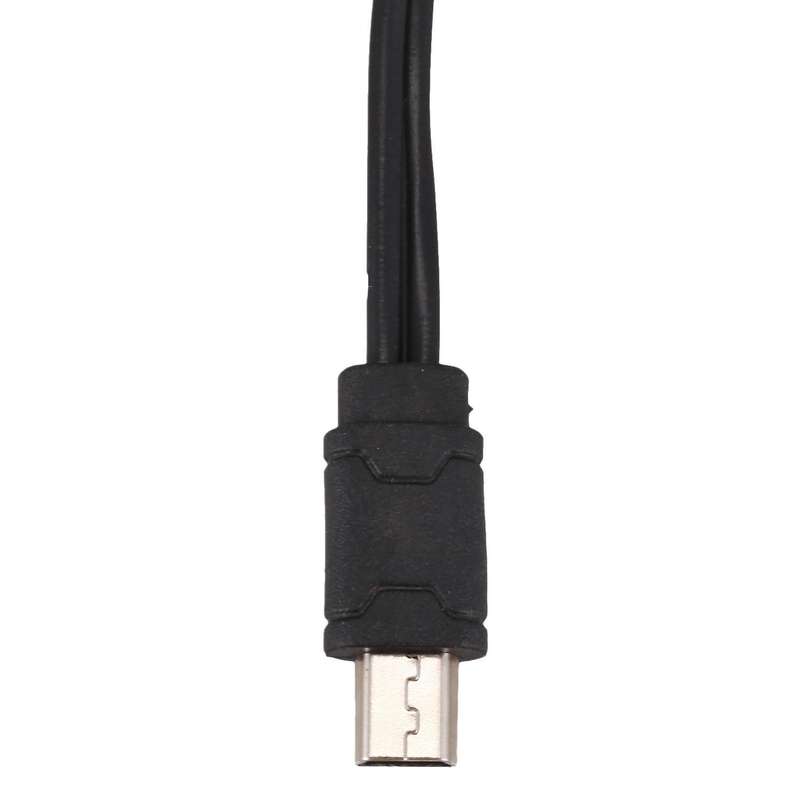Usb 2.0 to Mini A Male 3.5mm Jack Plug Audio Data Cable 45cm 2 Pcs