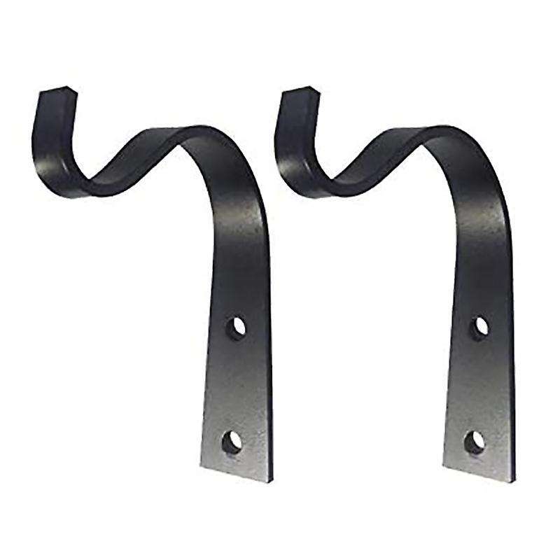 2 Sets Iron Wall Hooks for Lanterns, Outdoors, Gardens, Bird Feeders