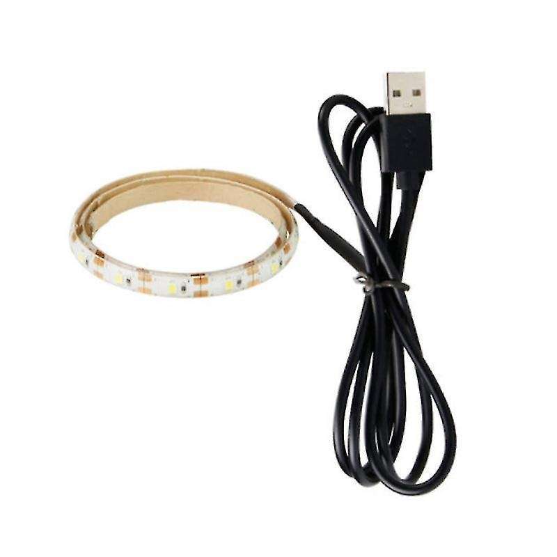 Waterproof Led Strip 5v Usb Tv Led Light Tape 0.5meter Warm White