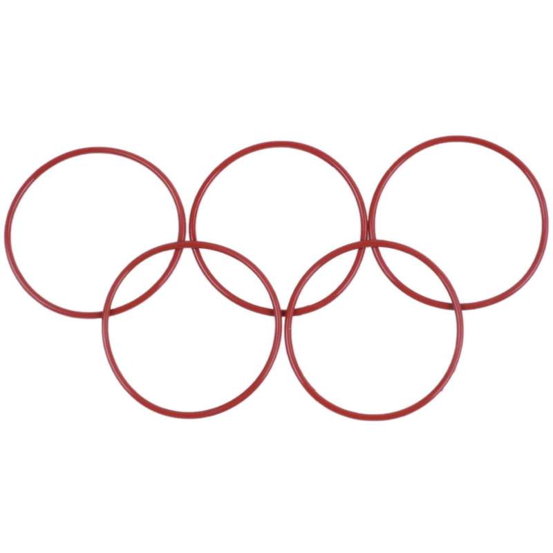 Red Silicone O Ring Seals Tree 110mm X 104mm X 3.5mm
