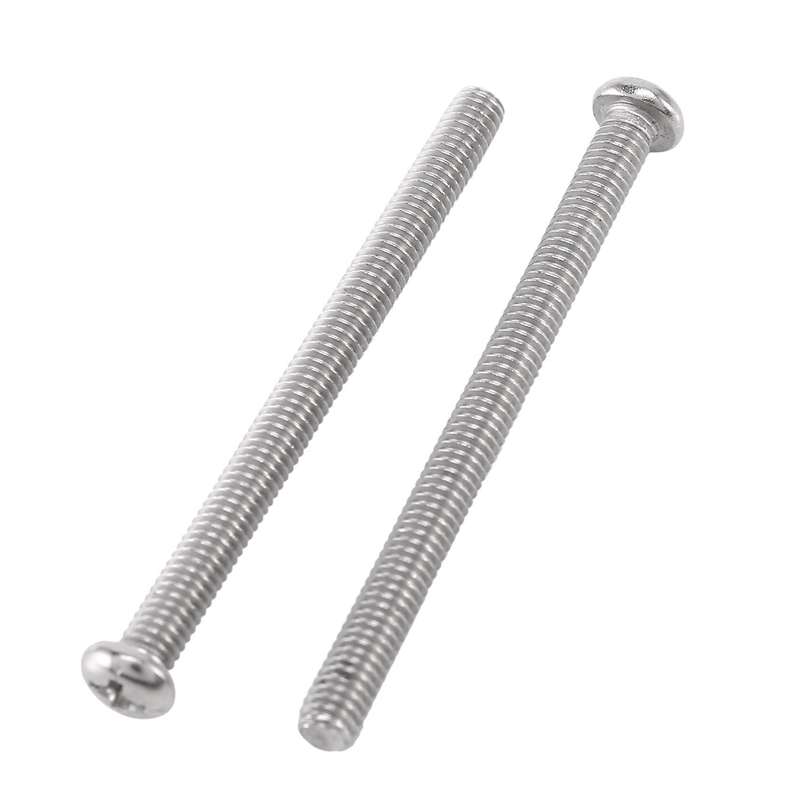 M4x50mm 304 Stainless Steel Phillips Button Head Machine Screws 20pcs