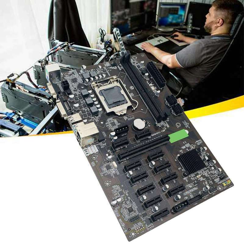B250 Btc Mining Motherboard with Ddr4 8g 2133mhz Ram for Btc Miner