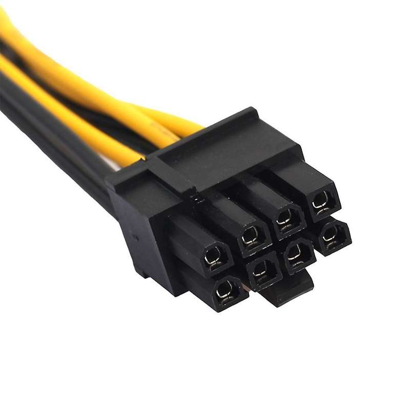 Cpu 8pin to Image Dual Pci-e Power Distributor Cable 30cm F19802