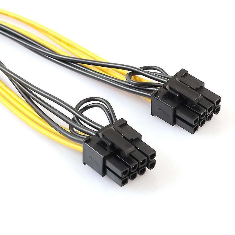 Cpu 8pin to Image Dual Pci-e Power Distributor Cable 30cm F19802