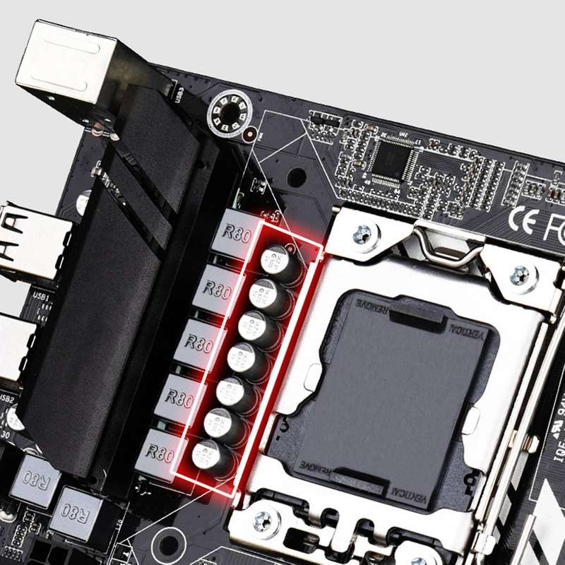 H58m Computer Motherboard Supporting Lga1356 Processor Motherboards