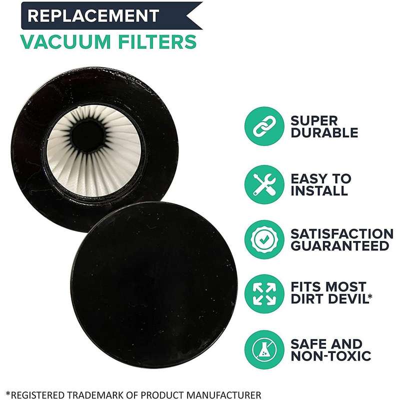 Replacement Vacuum Filter for Dirt Devil Ad40117, F117 - 1 Pcs