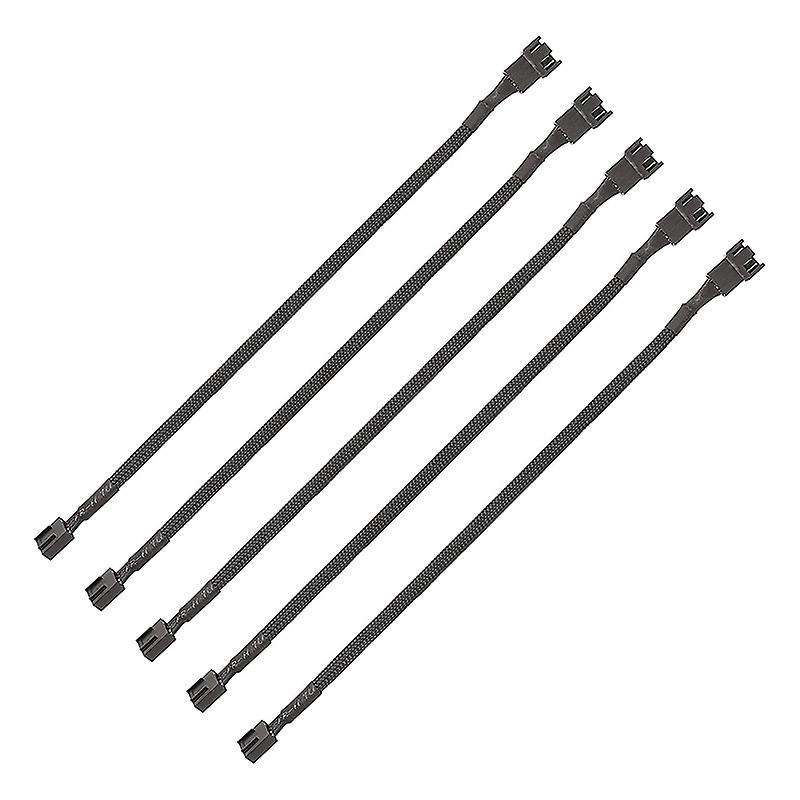 Pwm Extension Cable-11.8 Inch for Atx Case 3 Pin & 4 Pin Cooling Fans