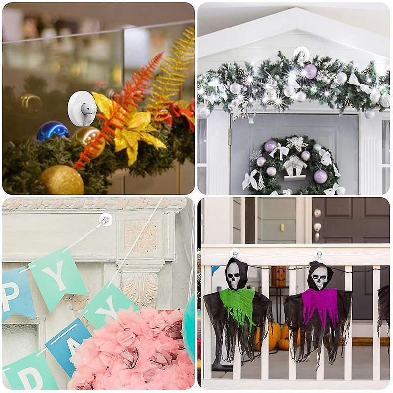 Adhesive Hooks,ceiling Wall Hanging S Hooks,360 Degree 2pcs
