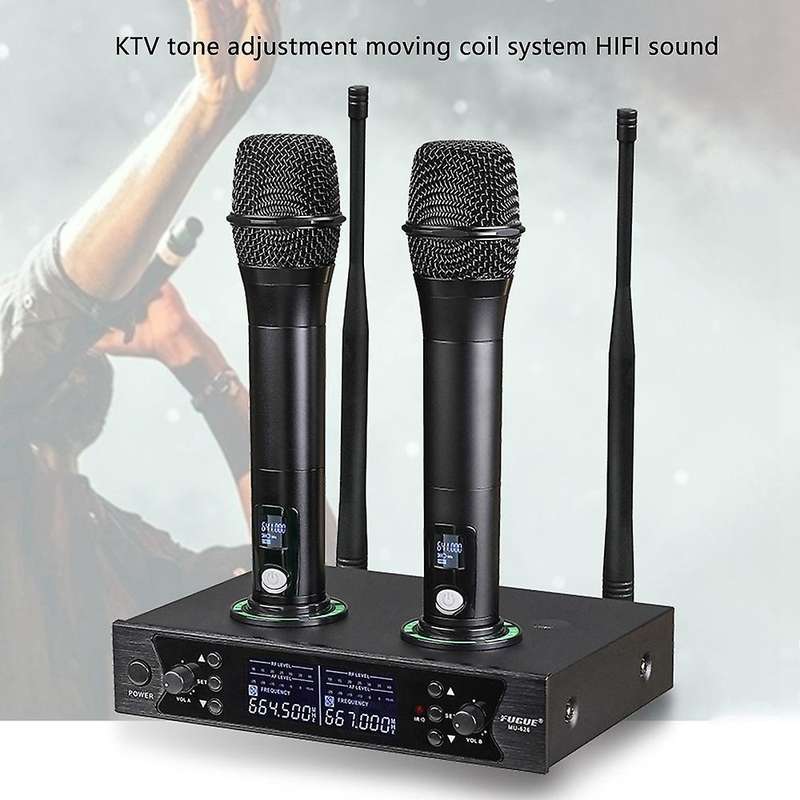 Wireless Bluetooth Microphone One for Two Ktv Tv Microphone-us Plug