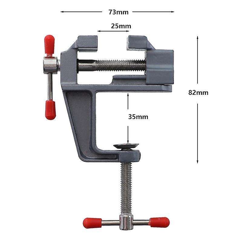 Portable Mini Table Vise Clamp Small Vice for Small Work Hobby