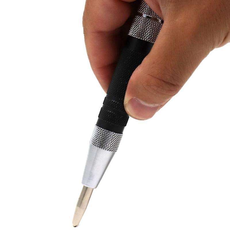 Automatic Centre Punch Adjustable Spring Loaded Metal Drill Tool