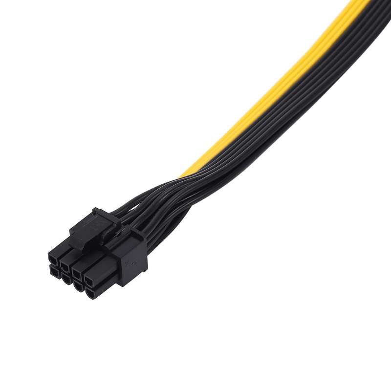 Atx Cpu 8 Pin Male to Dual Pcie 8(6+2) Pin Male Power Adapter Cable