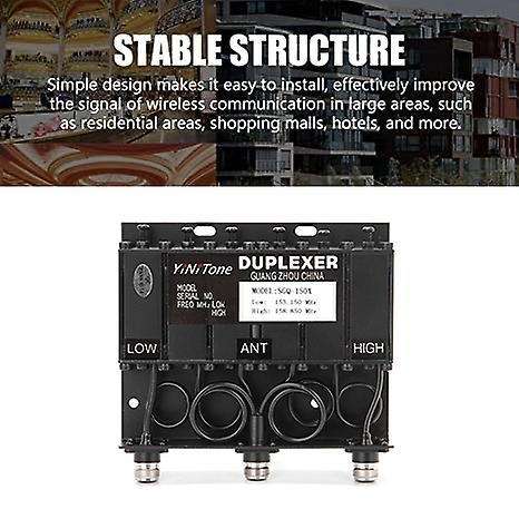 Yinitone 10w Vhf Duplexer N-head Repeater Box Connector