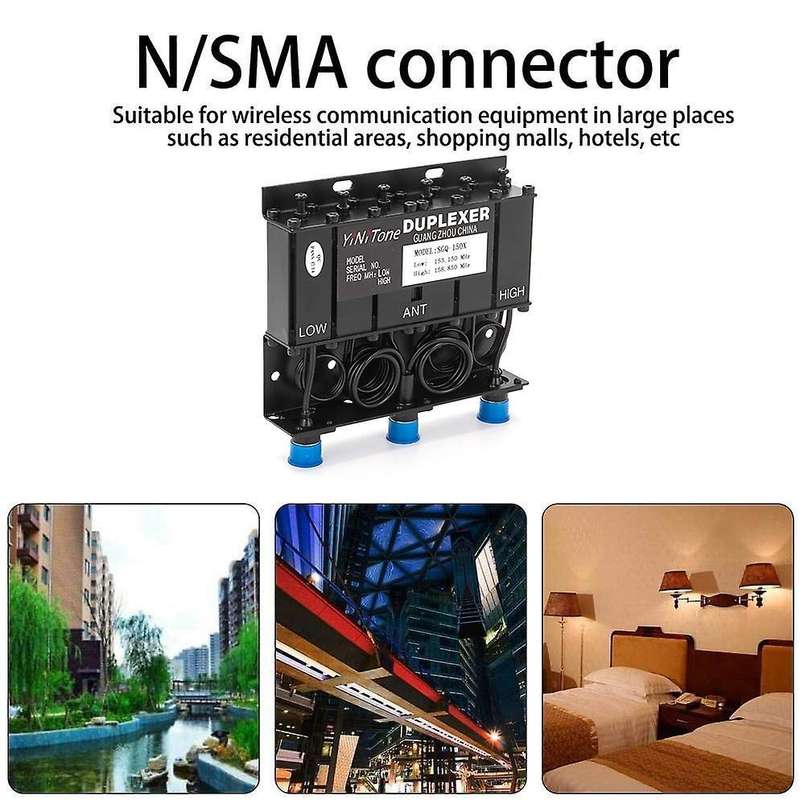 Yinitone 10w Vhf Duplexer N-head Repeater Box Connector
