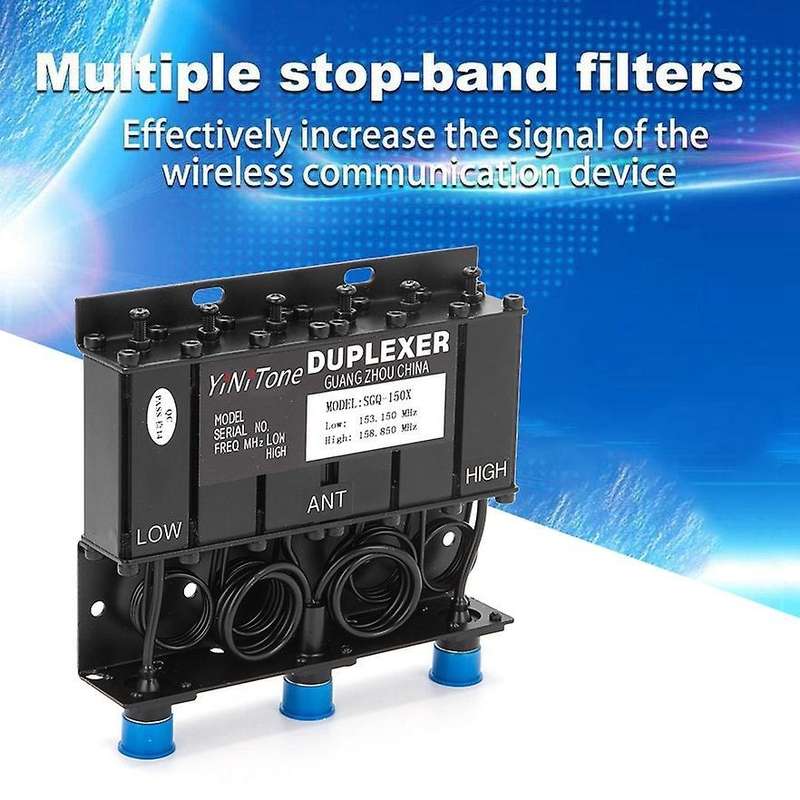 Yinitone 10w Vhf Duplexer N-head Repeater Box Connector