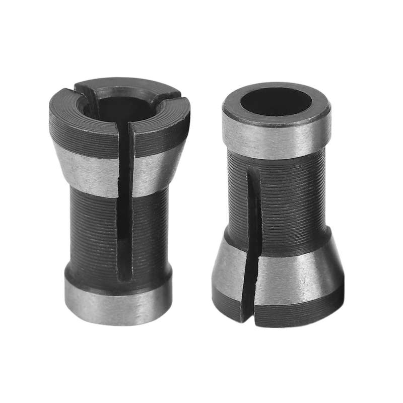 2pcs High Precision Collet Chuck Set 6.35mm 8mm Engraving Trimming