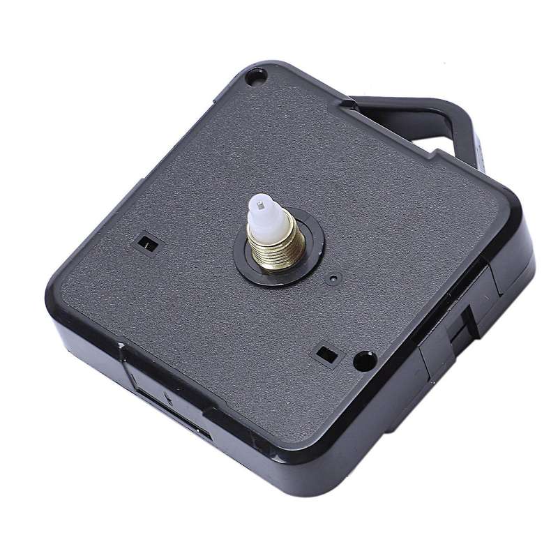 1 Pack Diy Clock Motor with Hands & Fittings Kit(black+orange)